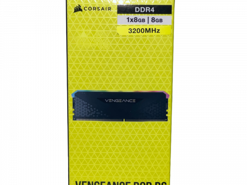 ذاكرة كمبيوتر كورسير 8GB مع إضاءة RGB نوع DDR4 سرعة 3200