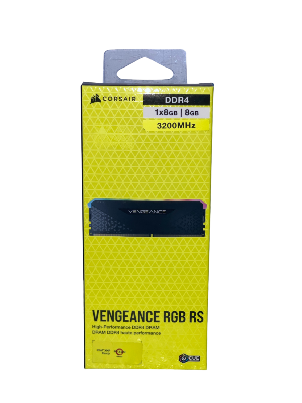 ذاكرة كمبيوتر كورسير 8GB مع إضاءة RGB نوع DDR4 سرعة 3200