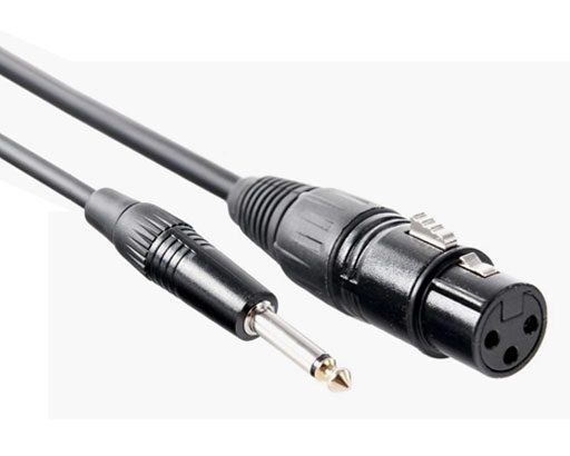 كيبل 2متر XLR AM/AF TO 6.5
